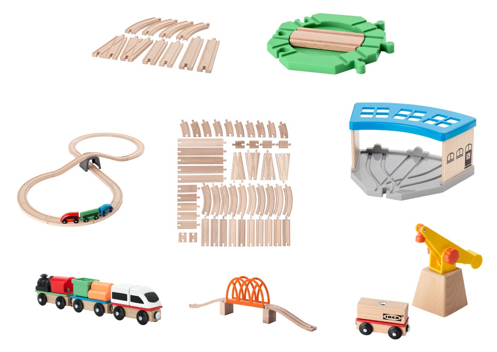 IKEA LILLABO Most kolejowy do kolejki drewnianej Marka Ikea