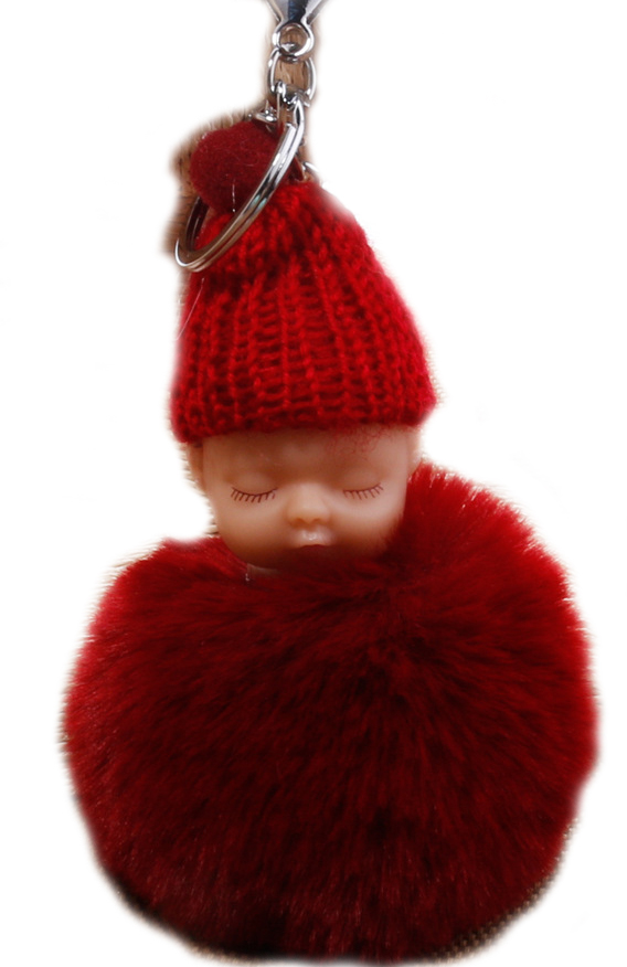 

Brelok Laleczka Pompon Keychain Zawieszka Do Klucz