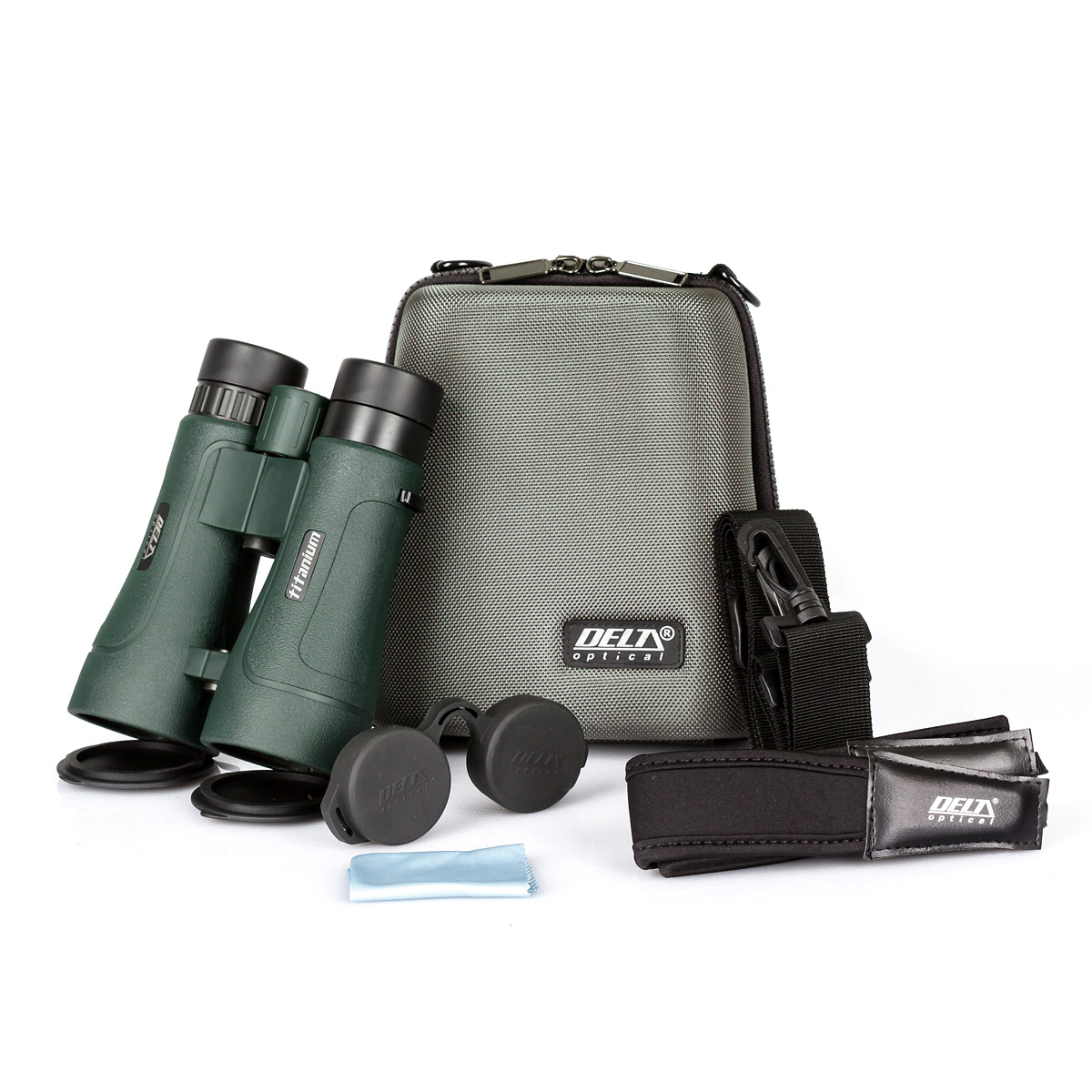 Delta Optical Titanium 12x56 ROH binoculars + CASE + ACCESSORIES Lens Diameter 56 mm