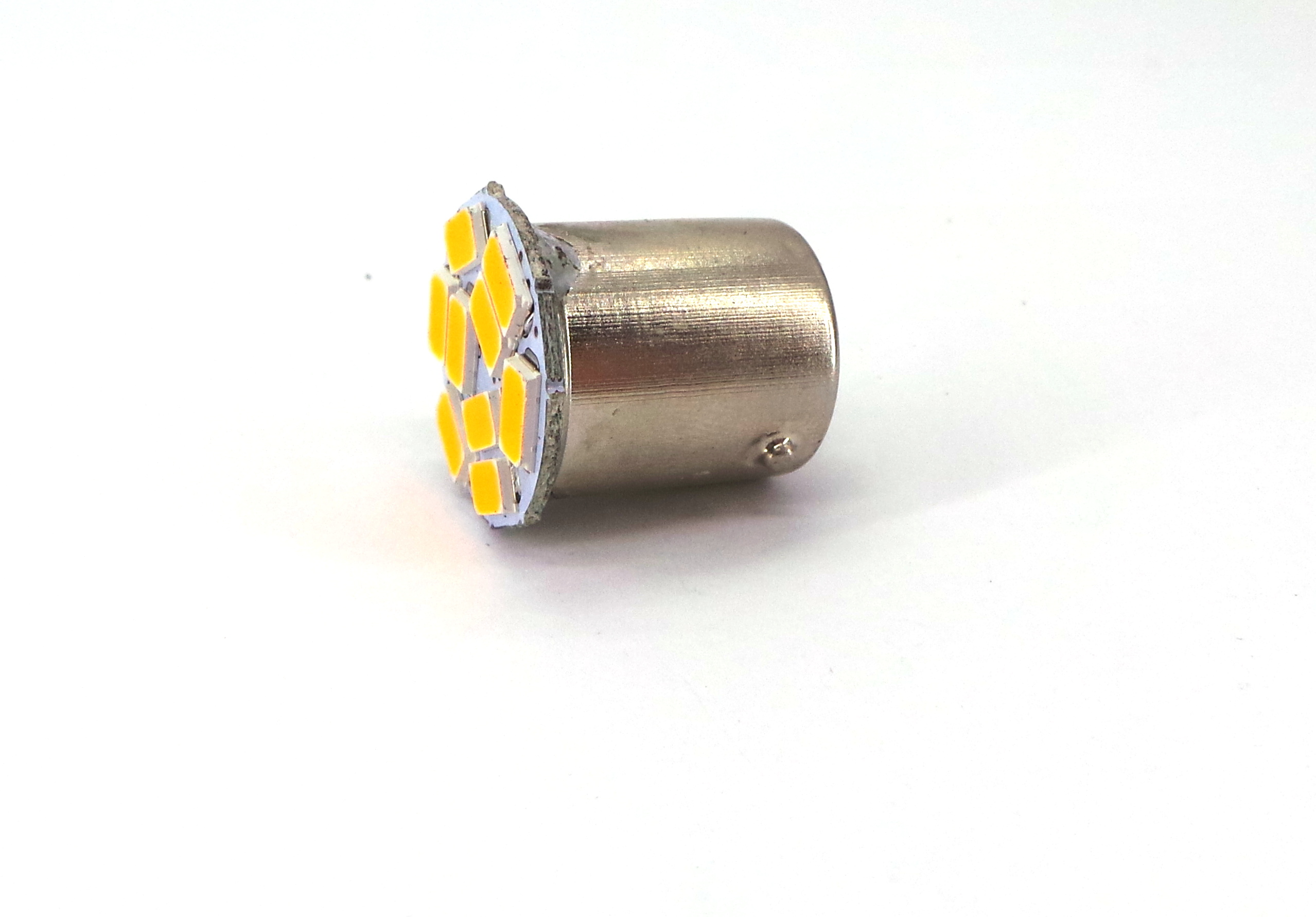 LED BA15S 12V 4.5W CANBUS, R5W, R10W, P21W, żółta Liczba sztuk 1 szt.
