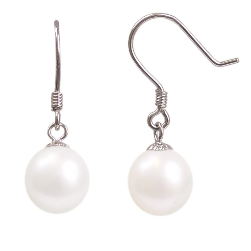 Diskrétní Zlaté Náušnice S Pravými Perlami