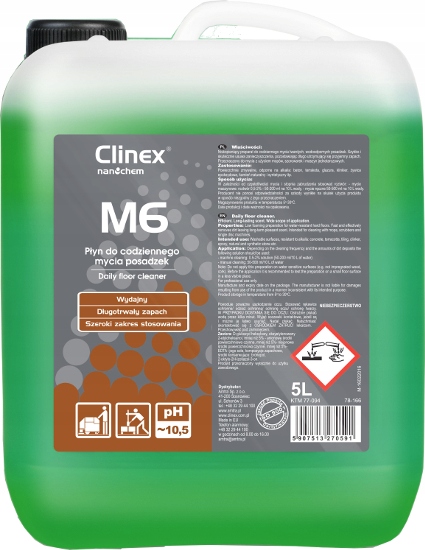 

Clinex M6 Medium do codziennego mycia podłóg 5l
