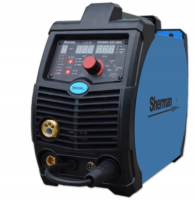 Spawarka Migomat 3w1 Sherman Digimig 225 Gds 220A Mig Tig Mma Synergia