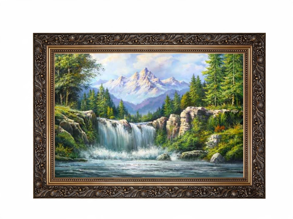 

78x52cm Obrazy w Ramie złota biała srebna