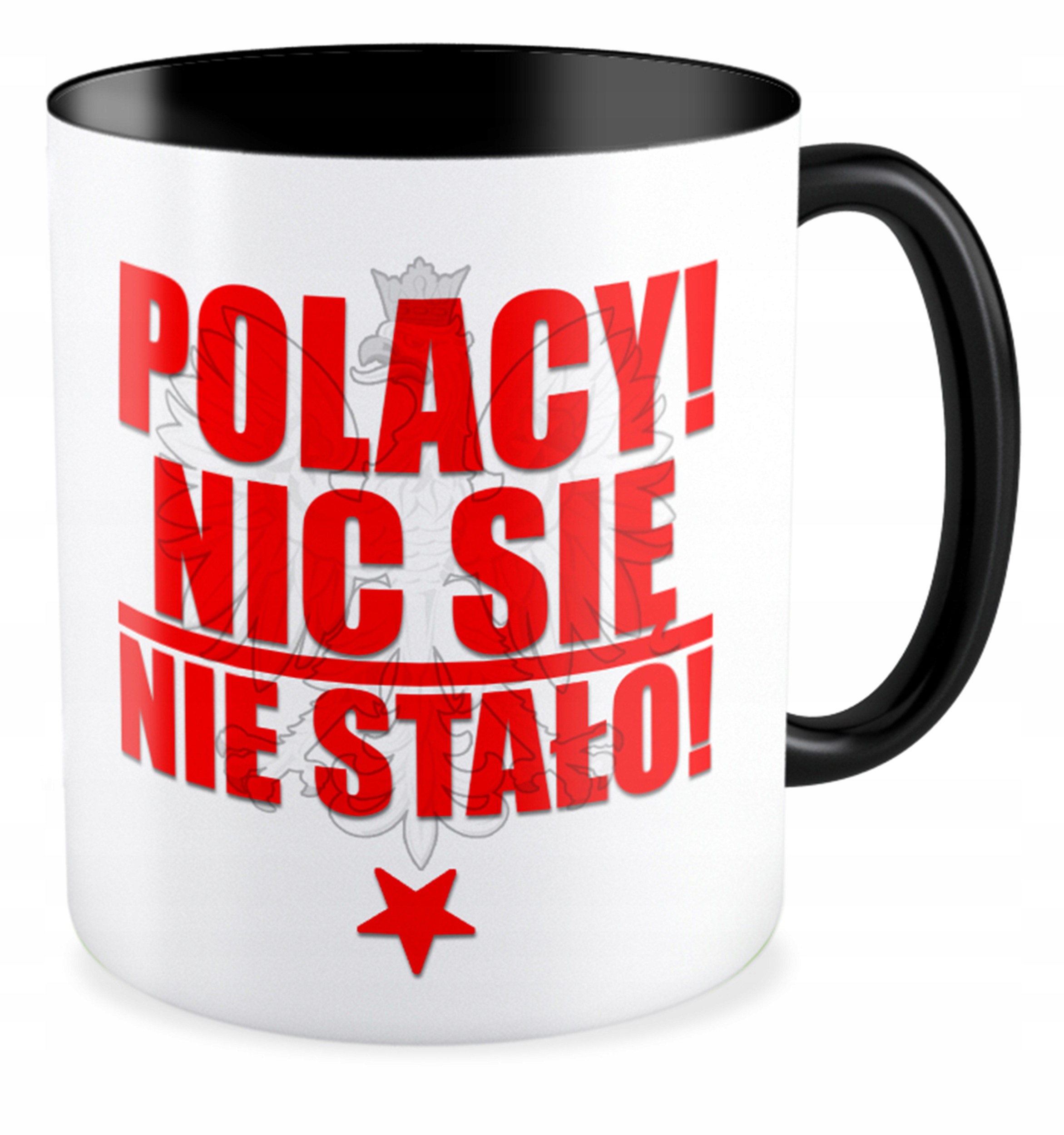 

Kubek czarny Kibica Polska Mundial Rosja 2018