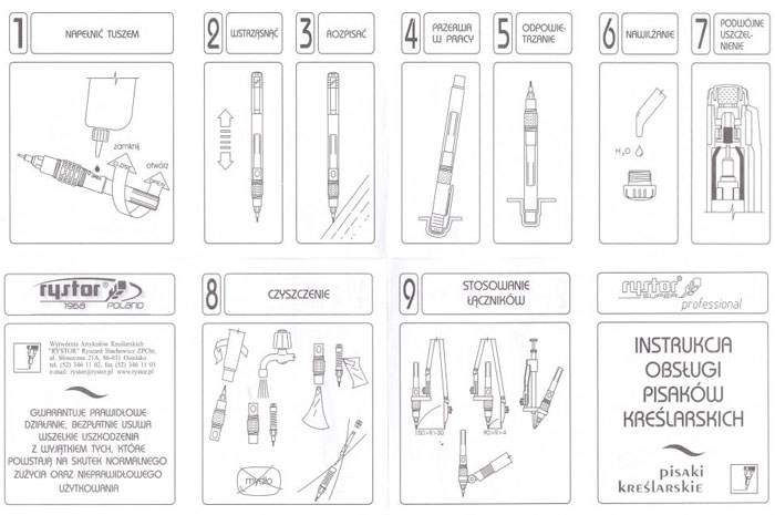 P743 RAPIDOGRAF RYSTOR 1,00MM RAPITOGRAF k2r EAN (GTIN) 5907548901088