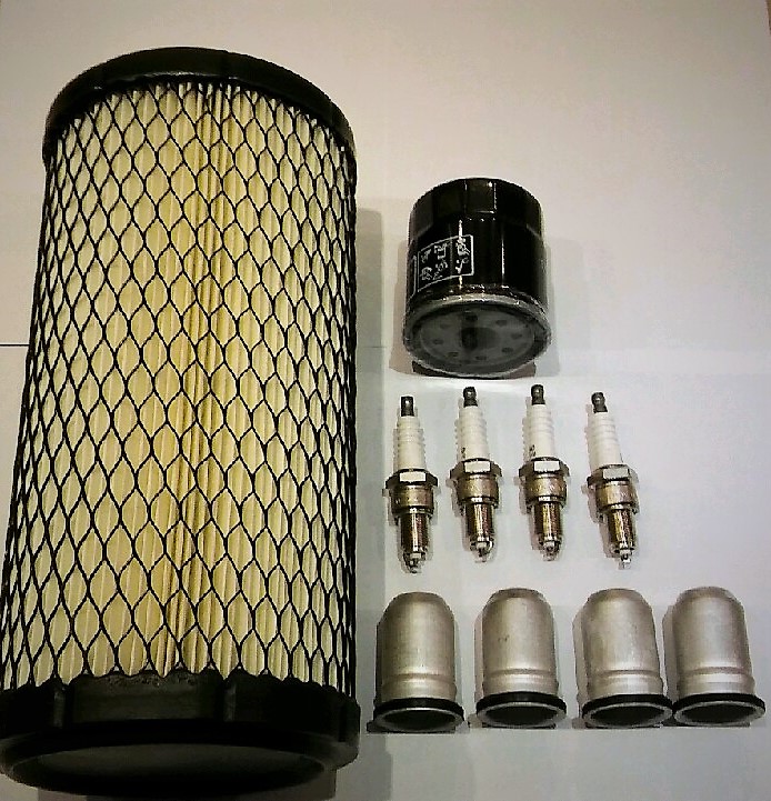 ZESTAW FILTRY SWIECE TOYOTA 6 7 8 SILNIK 5K 4Y