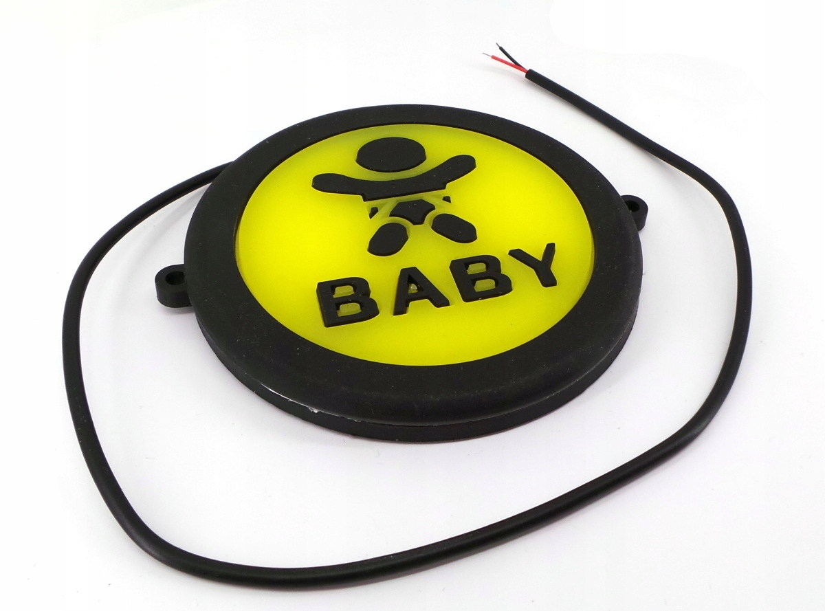 BABY! Uwaga dziecko ! podświetlane Logo LED Producent części Inny