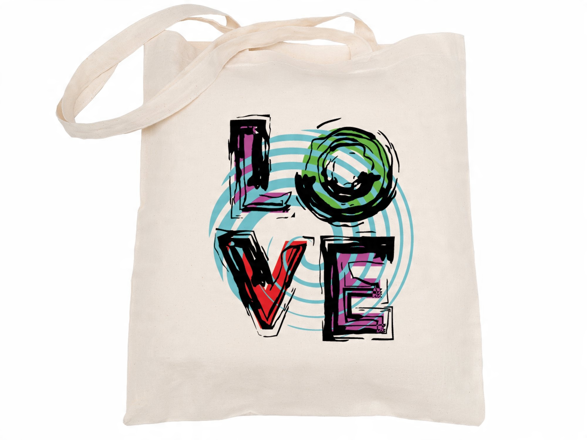 

Torba bawełniana 38x42 ecru dł Love - dużo wzorów