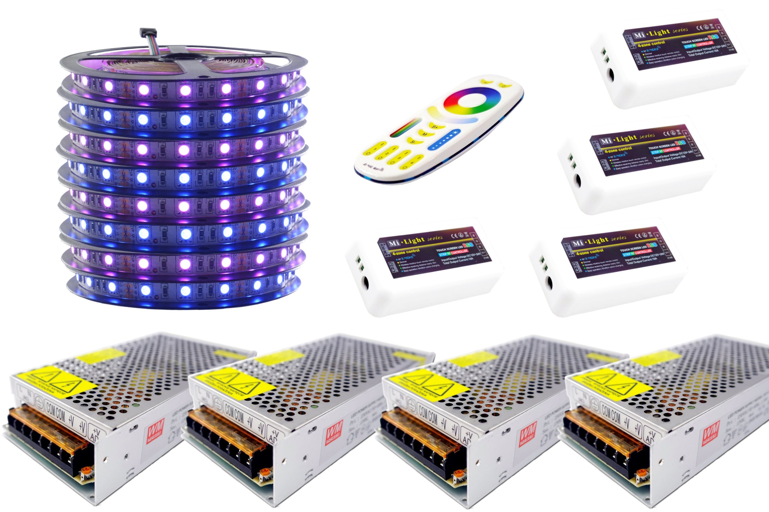 Sada Led pásikov 300 Rgb 5050 Mi-Light Premium 40 m