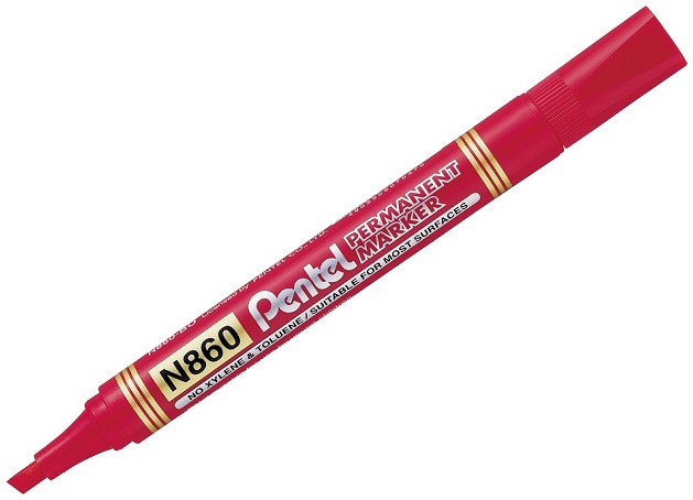 

Marker Permanentny Pentel N860 Ścięty Czerwony