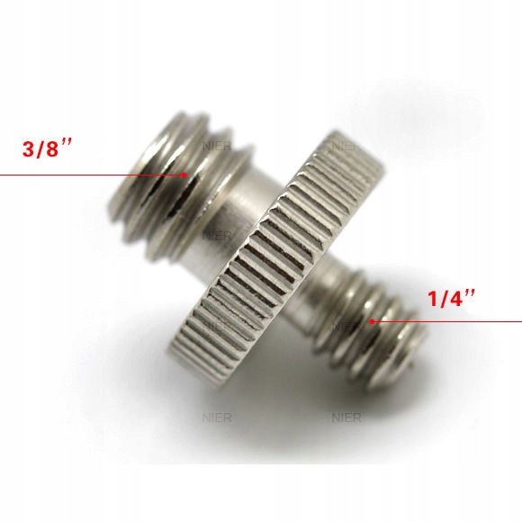 ADAPTER STATYWOWY ŚRUBA GWINT 1/4 CALA 3/8 CALA EAN (GTIN) 5903857107715