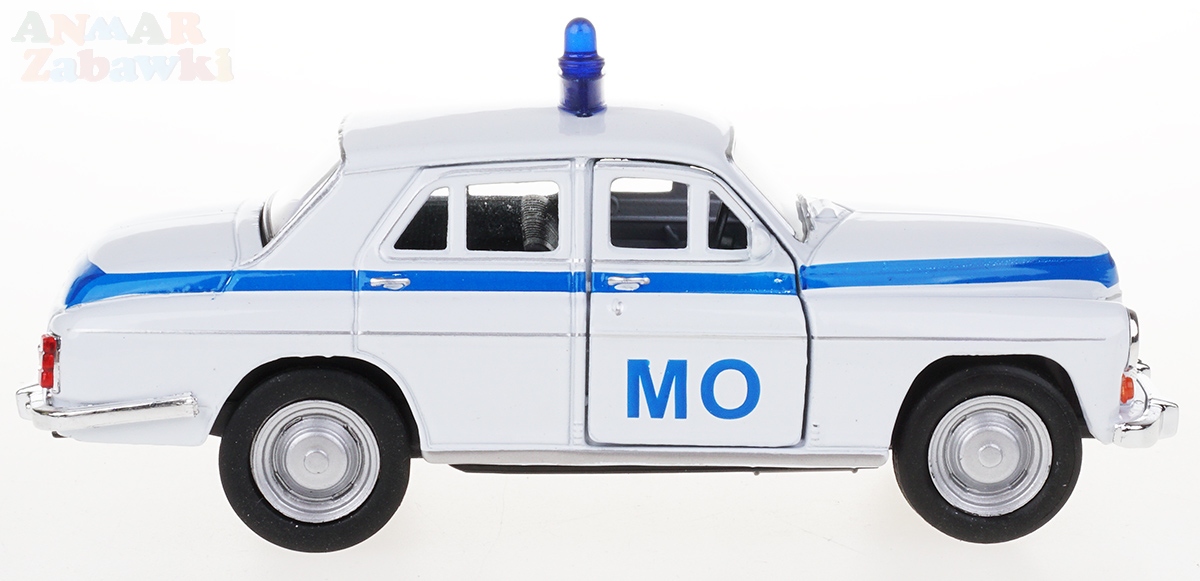 WARSZAWA 224 MO MILICJA METAL WELLY 1:34/39 BIAŁY Marka Welly