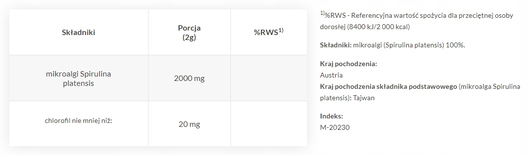 СПІРУЛІНА ПЛОСКОЛІСТНОГО|ПРИГОТУВАННЯ ДЛЯ ОРГАНІЗМУ/ 100 г СПІРУЛІНИ ручної РОБОТИ PROSZEK