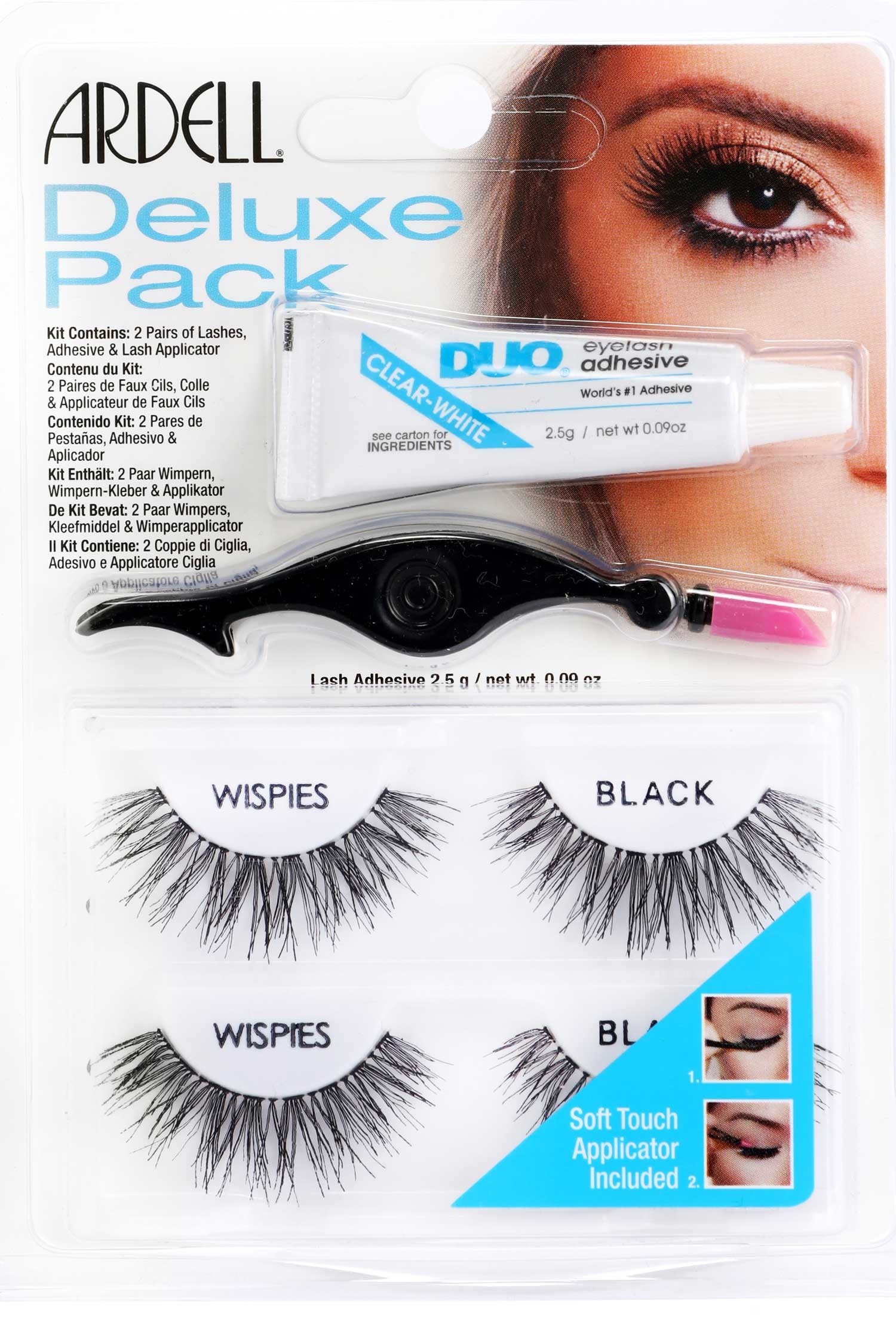 

Ardell Deluxe Pack Wispies x2 Kmpl+klej+aplikator