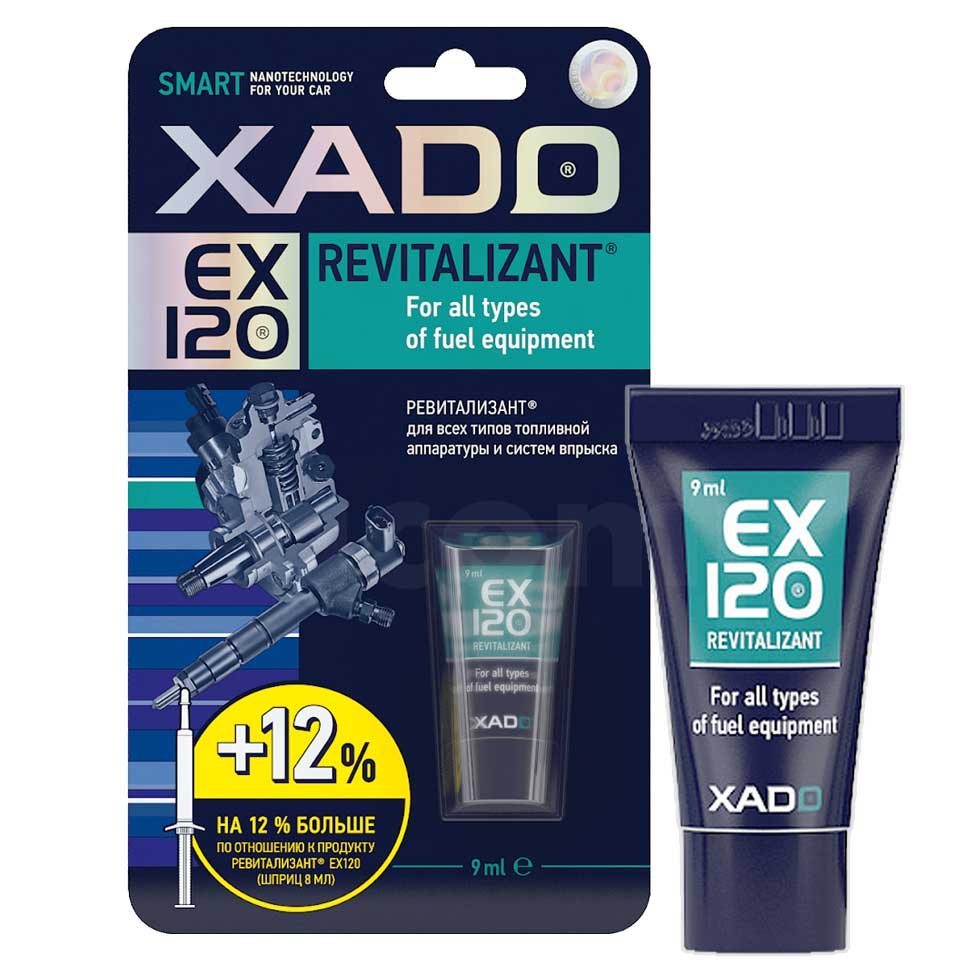 

Xado EX120 odnowa pomp paliwa, wtrysków Gratis..