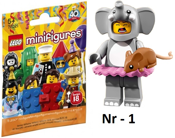 

Lego 71021 Minifigures Dziewczyna Słoń Nr 1