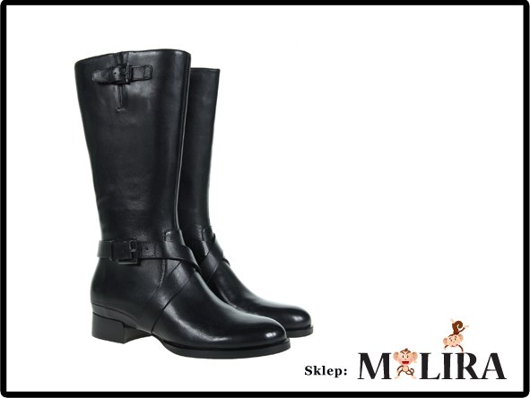 

Ecco Sullivan czarne kozaki skórzane r.40