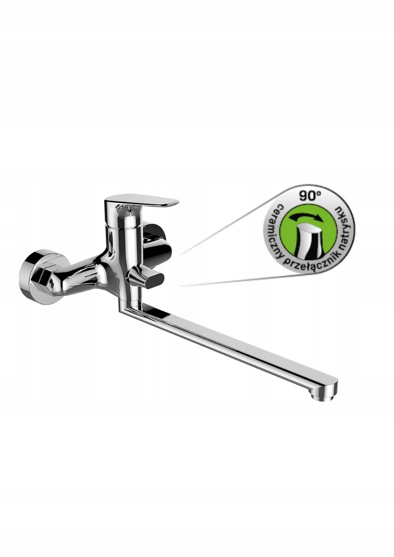 RONDO BATERIA WANNOWA ŚCIENNA DŁUGA WYLEWKA Kod producenta BLX 01FD