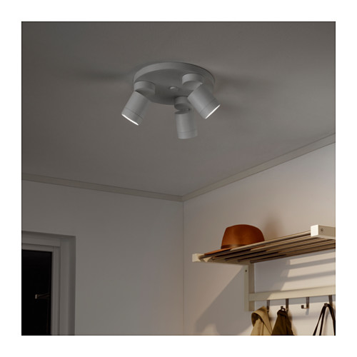 IKEA NYMANE lampa sufitowa yrandol 3 reflektory bia a 003.362.67 Cena Opinie Po plafony i plafony 13796121062 Allegro