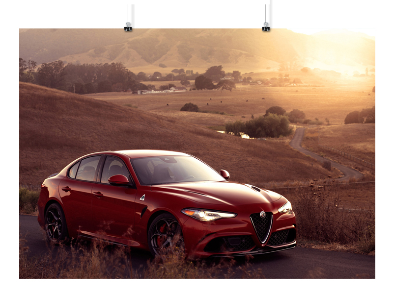 

Plakat Alfa Romeo Samochód 50x70 CM 19 Wzorów Mat