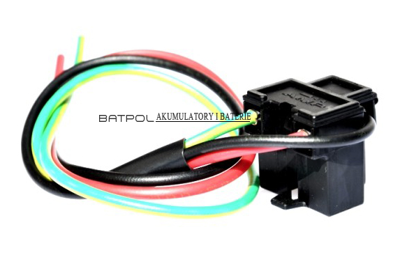 KOSTKA ZLACZE WTYK REFLEKTORA H4 AMP Z PRZEWODAMI H4 H 4 Producent części Inny