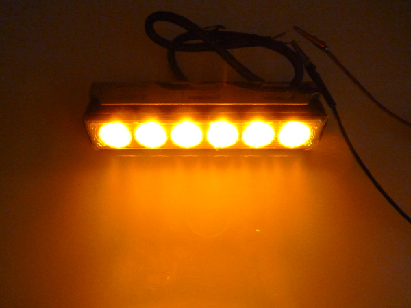 Lampa stroboskopowa 6 LED 16 cm błyskowa KOGUT RS Producent części Rsled