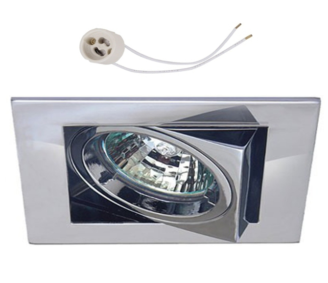 

Oprawa sufitowa halogenowa do Led GU10 CT12 chrom