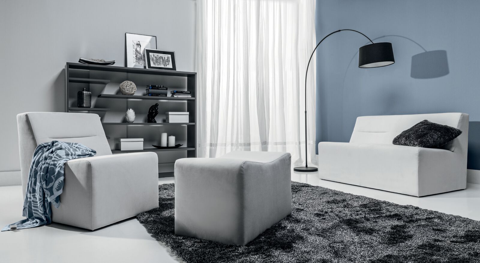 Łóżko pojedyncze 90 x 200 szare pod materac Z12 Marka inna