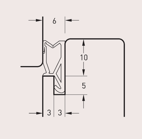 Uszczelka do okien drzwi drewnianych DEVENTER Kod producenta SV-103B