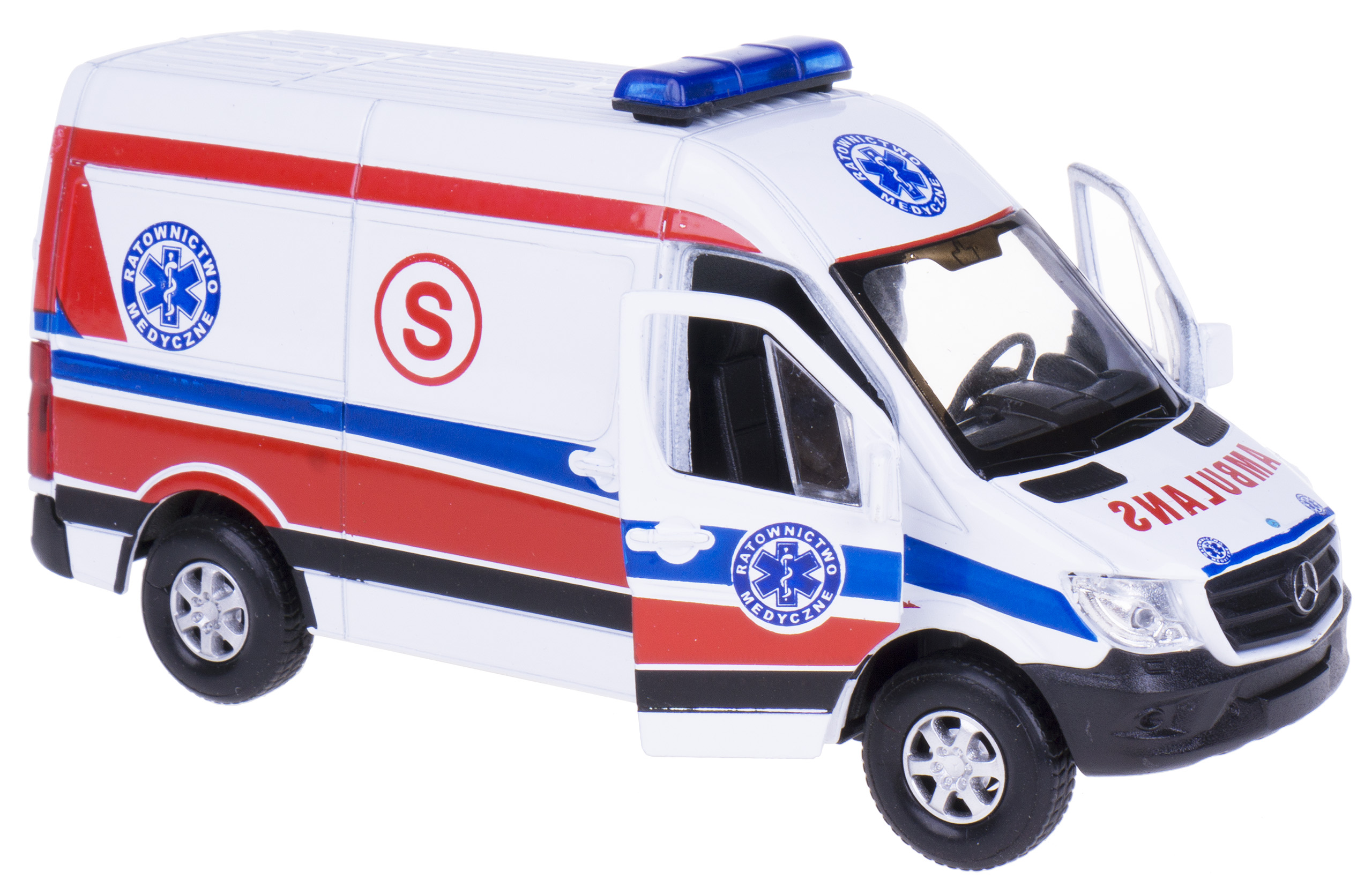

Mercedes Sprinter Karetka Metalowy Model Welly