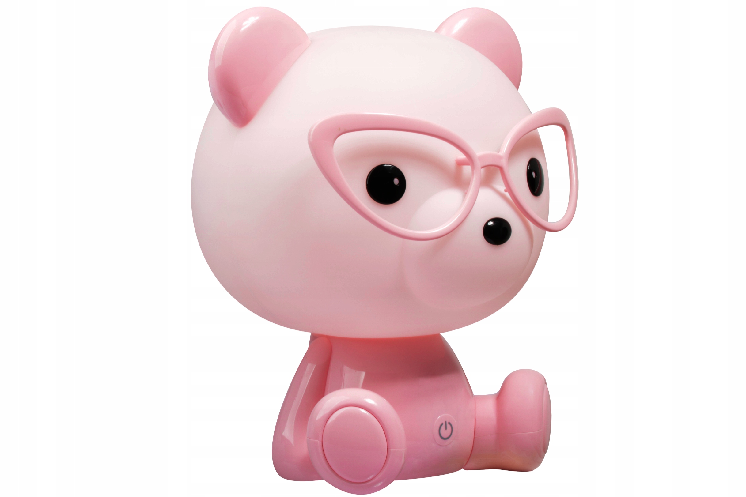 Lampka nocna dziecięca MIŚ różowy LED dla dzieci Zasilanie sieciowe