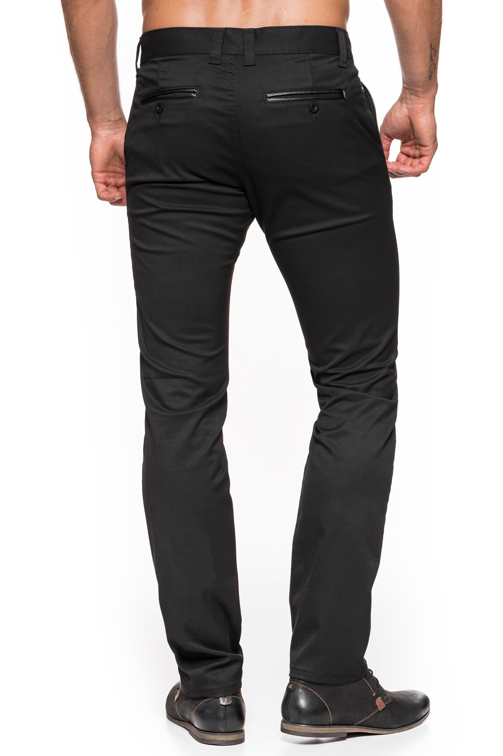 SPODNIE MĘSKIE CHINOSY VANKEL JEANS 027 - 94cmL34 Długość nogawki długa