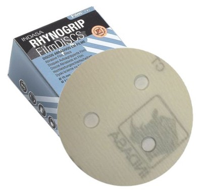INDASA PAPIER ŚCIERNY KRĄŻEK RZEP 75mm 3otw P 600