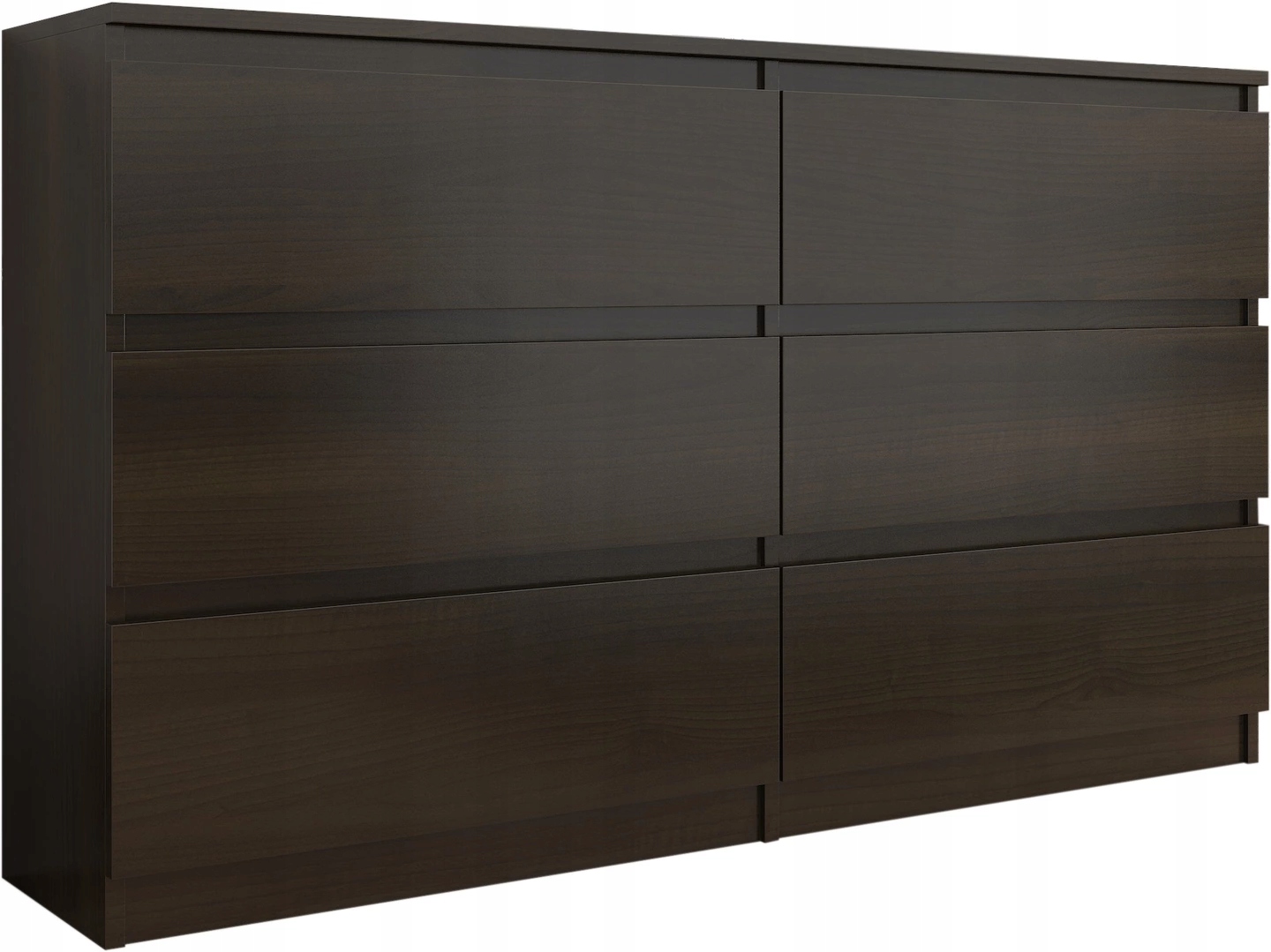 Zdjęcia - Komoda Wenge  120CM Szafka 6 Szuflad  Producent Pl 