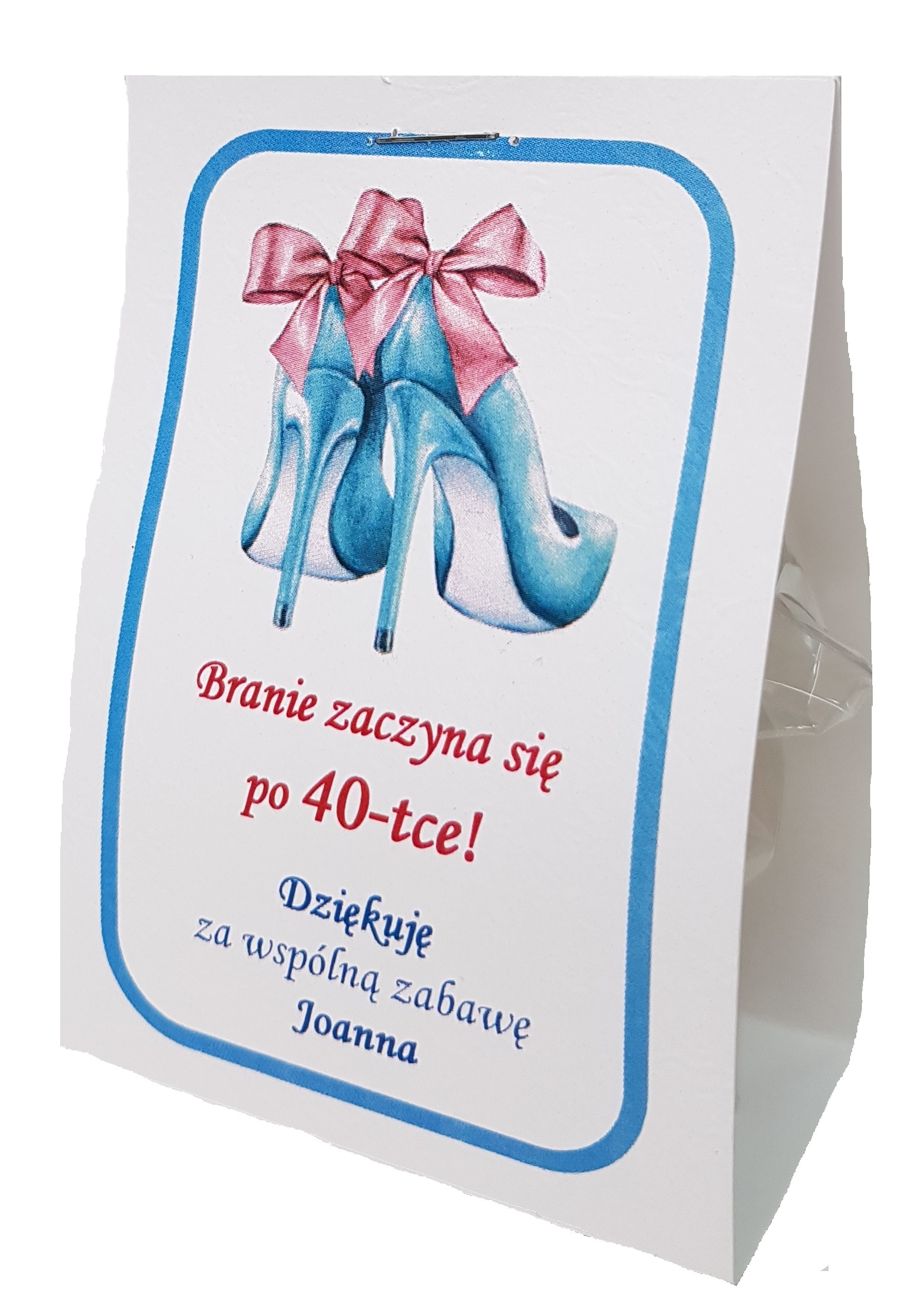 

Podziękowanie dla Gości na osiemnastkę 18 stka