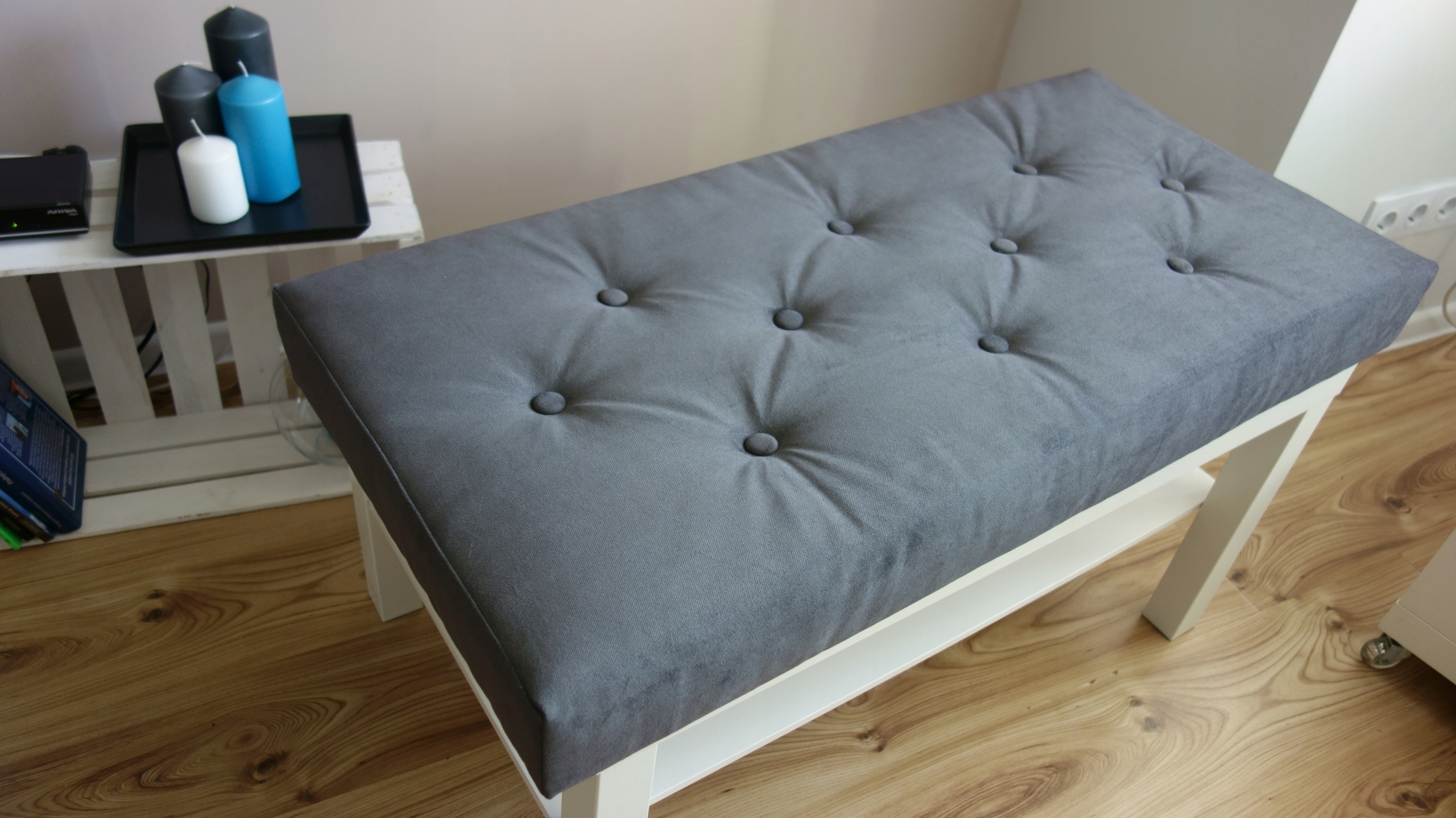 poduszka pufa do przedpokoju na wymiar cena 1dcm Głębokość mebla 10 cm