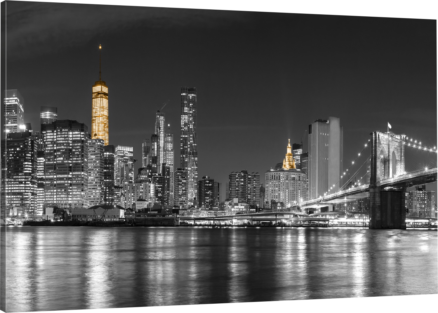 

Obraz 120x80 Miasto Most Nocą New York Tokio