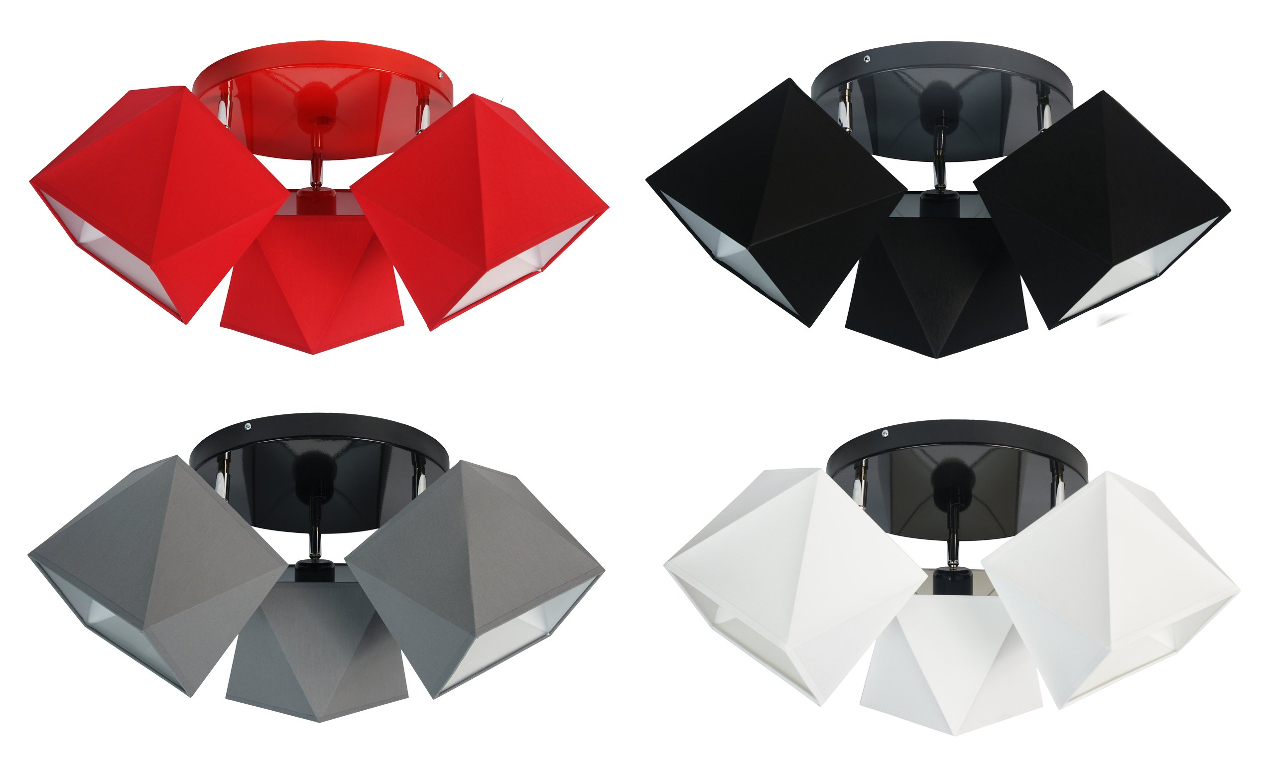 LAMPA ABAŻUROWA PLAFON DZIECIĘCA SALON LED 5 KOLOR Marka inna