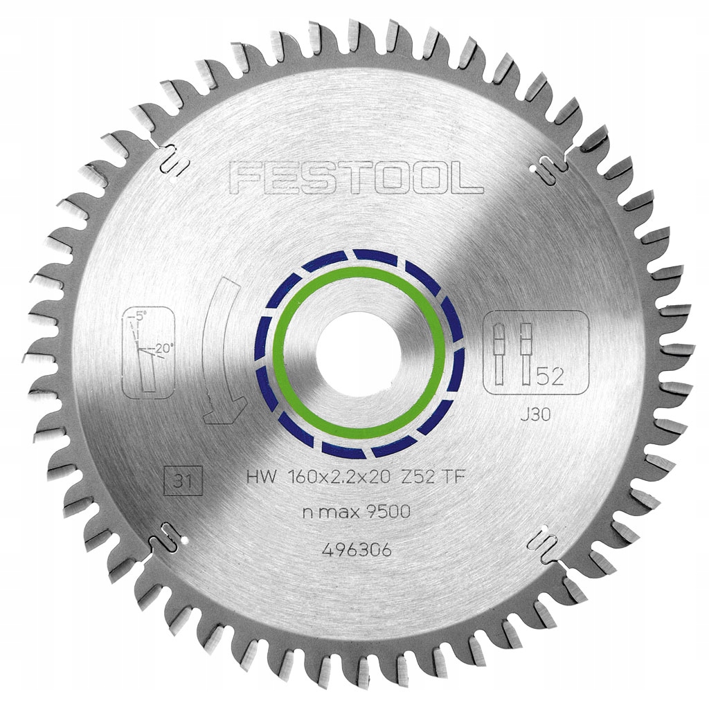 

Festool Tarcza specjalna 160x2,2x20 TF52 496306