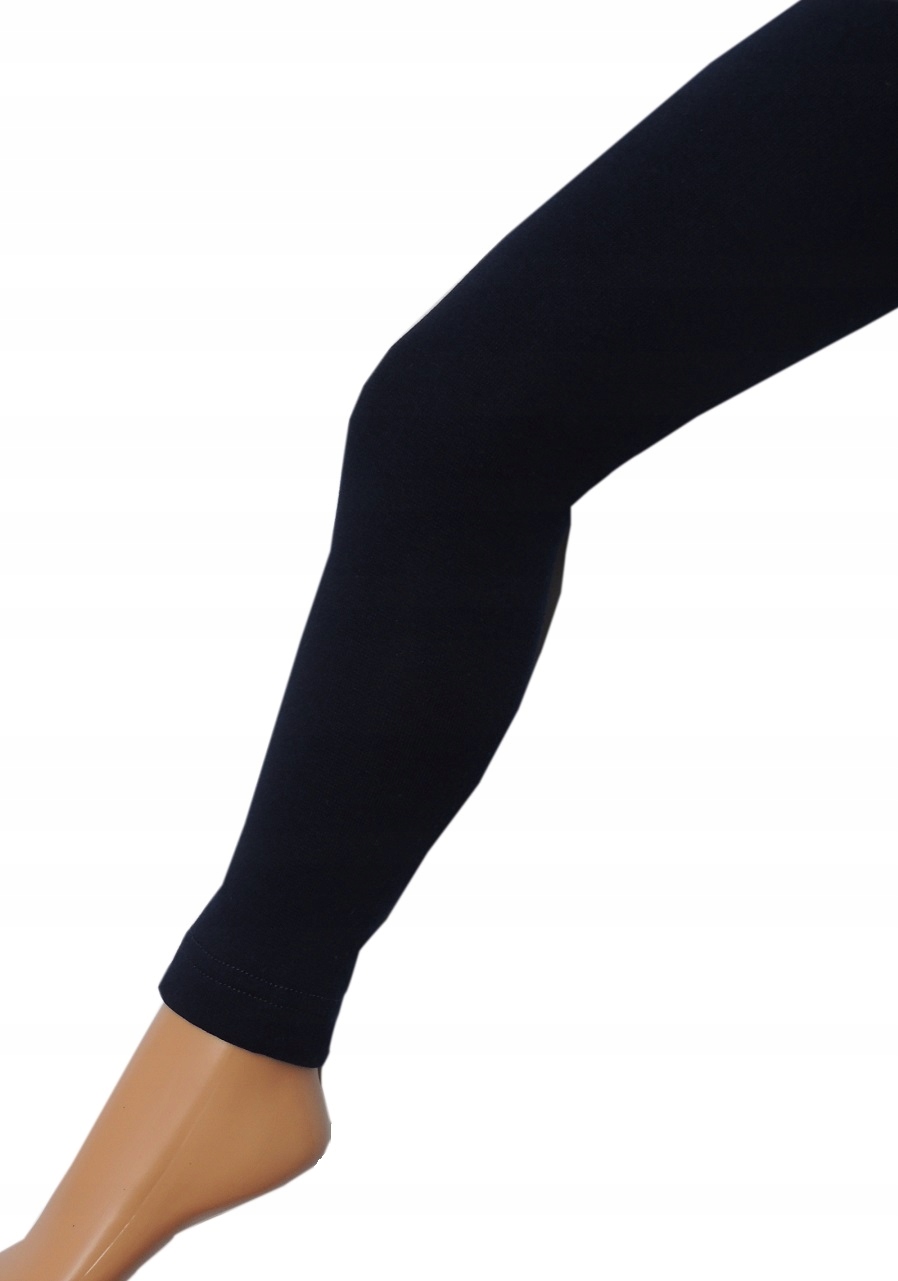 

legginsy długie Czarne gładkie 164