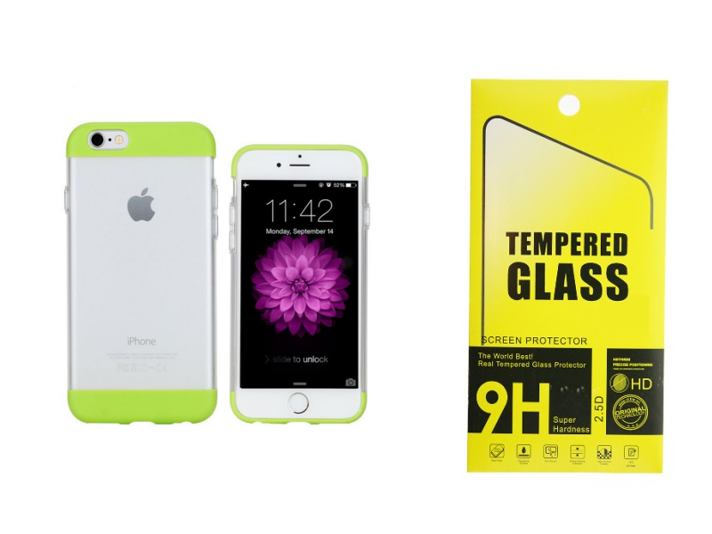 

Etui Rock Aully ultra slim iiPhone 6/6s Plus+szkło
