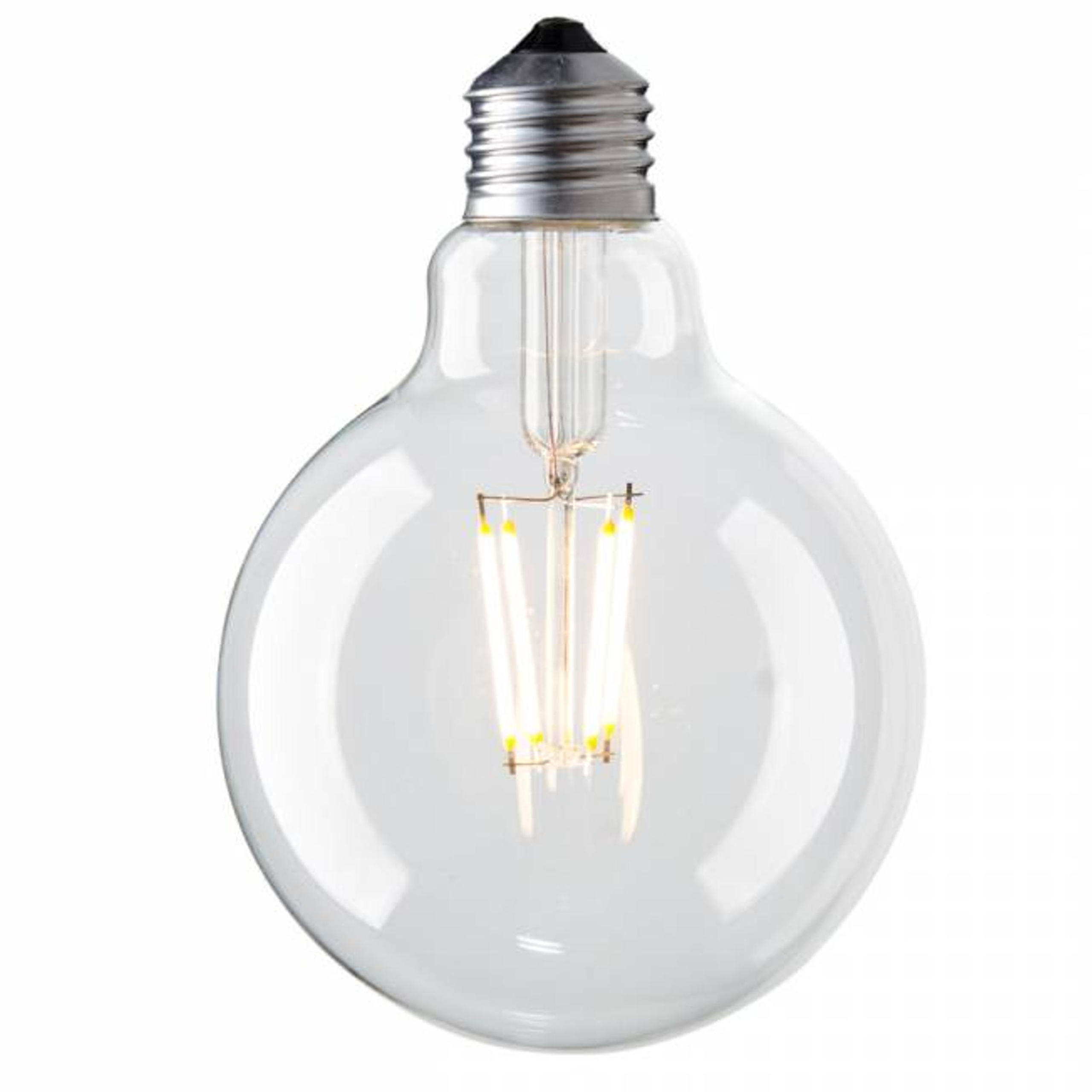 

Żarówka dekoracyjna Led E27 4000K filament 4W G80