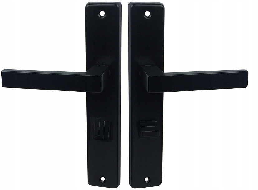 

klamka Madryt szyld Wc 72 mm czarny Velvet