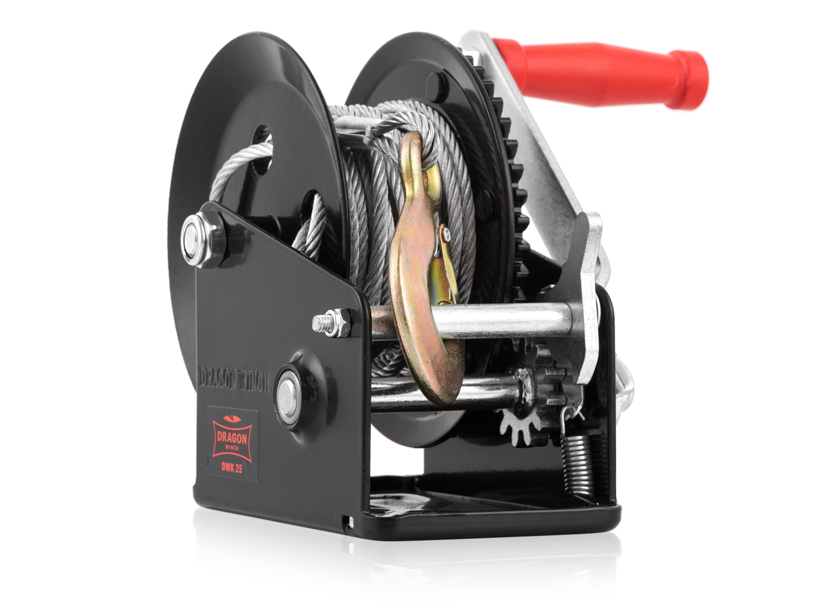 KÉZI CSÖRLŐ FORGATTYÚS KÖTÉL 1133kg CSÖRLŐ LEBODIKA hordozható I Vontatási teljesítmény 2500 lb