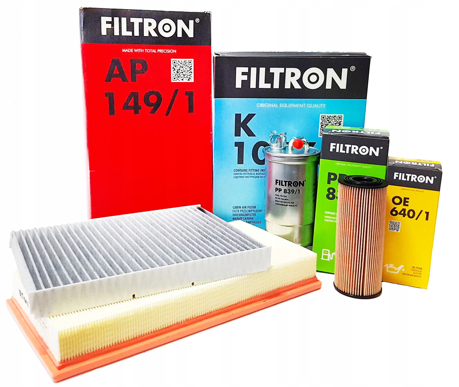 

Zestaw Filtrów Filtron Audi A3 8L 1.9 Tdi