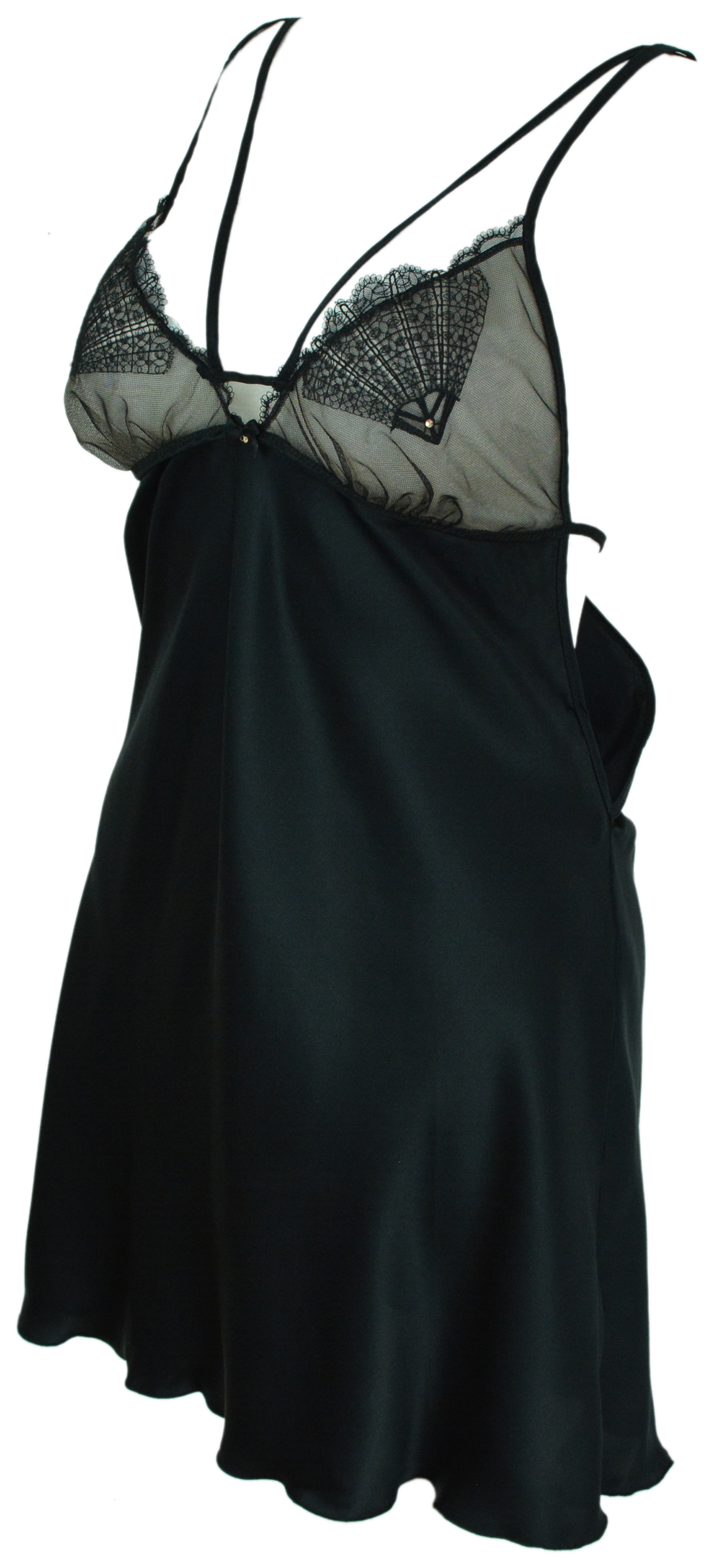 INTIMISSIMI halka koszula nocna czarna jedwab S Płeć Produkt damski