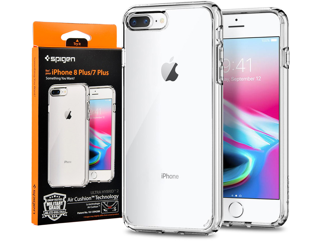

Etui Spigen do iPhone 8/7 Plus, case, obudowa, Uh
