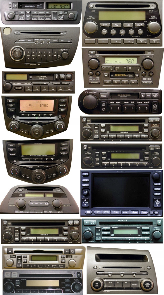  родзинка gł. + BT USB AUX HONDA Civic Accord CRV FRV Бренд WEFA