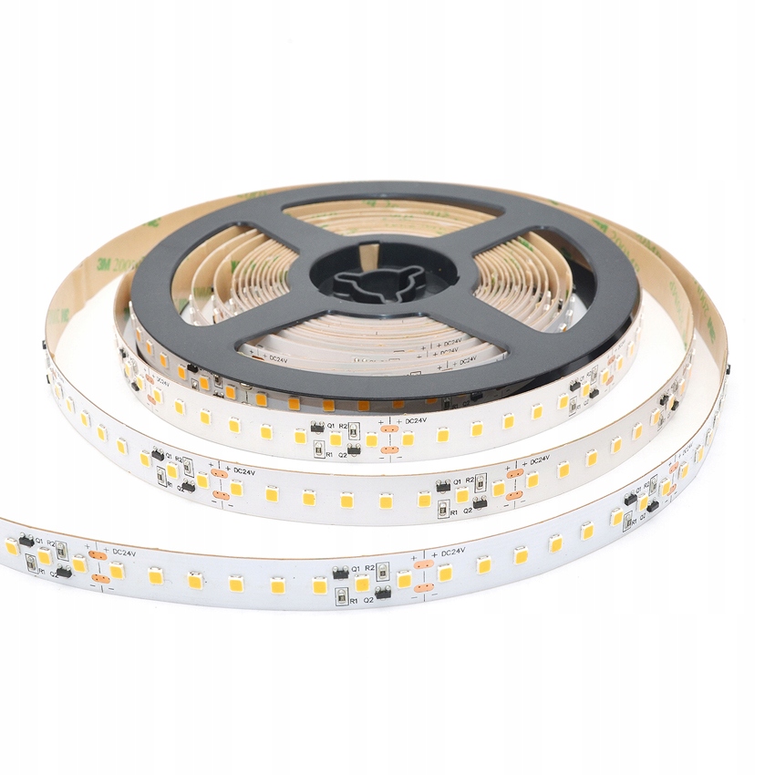 15m Taśma 120led 12W 2835 smd 24V cieply jakość Kształt Liniowy